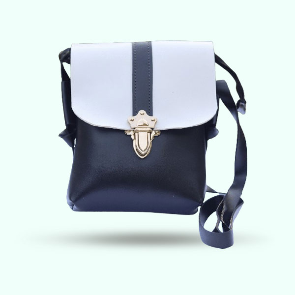 Black Casual Shoulder Crossbody Bags - Adjustable Shoulder Strap Women's Mobile Phone Bags