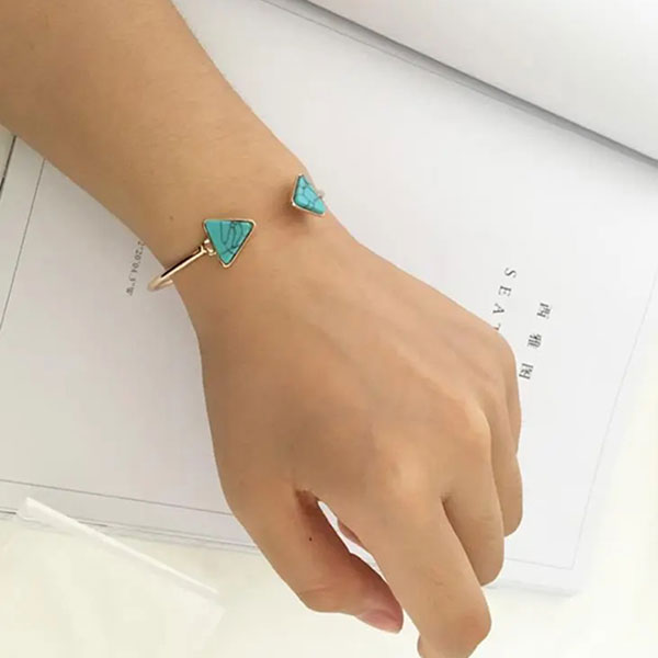New Elegant Adjustable Open Cuff Bracelet Bangle For Girls & Women - Beautiful Fashion Jewelry