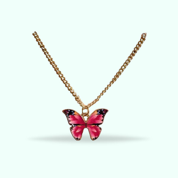 Fashion Multi-layer Butterfly Korean Necklace Chain- Aesthetic Pendants for Girls Cute Lovely Jewelry