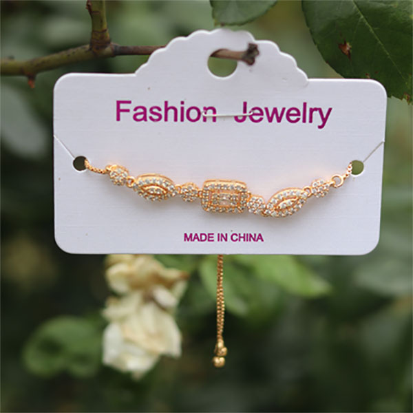 Golden Elegant Crystal Finishing Bracelets- Adjustable Bracelets for Girls