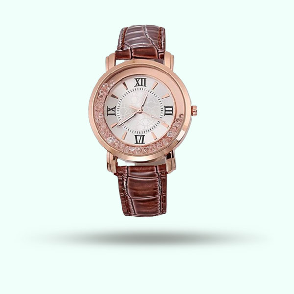 New Beautiful Brown Casual Watches- Ladies Waterproof Watches for Girls