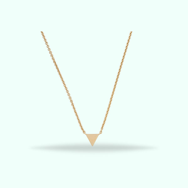 new-style-single-triangle-shaped-pendant-necklace-fashion-gold-choker-maxi-necklace
